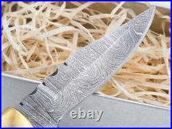 10-PCS LOT Handmade Damascus Steel LOCKBACK Folding Pocket Knife Camel Bone BB14
