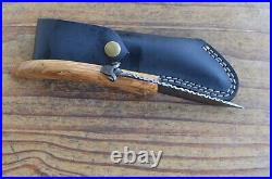 10 damascus 100% handmade beautiful folding knife From The Eagle Collection3019