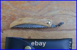 10 damascus 100% handmade beautiful folding knife From The Eagle CollectionA9p93