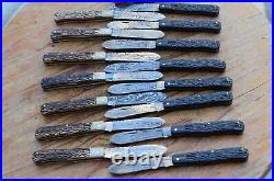 15 damascus custom made beautiful folding knife From The Eagle Collection M4890
