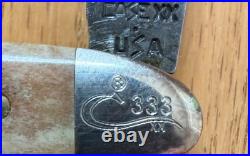 1981 Case Damascus Peanut Knife #rog 6120 Dam N21