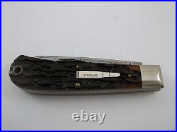 1997 Remington R1123-D Damascus Trapper Silver Bullet Knife