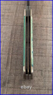 2001 Case XX Beautiful Blue Green Appaloosa 4.25 Damascus Trapper 6254 DAM