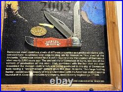 2003 Case XX Dealer Knife Damascus Steel Blades W. R. Case & Sons #713 With COA