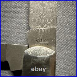 2008 Case XX 52009DAM Stag Barlow Raindrop Damascus Knife