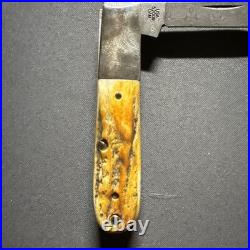 2008 Case XX 52009DAM Stag Barlow Raindrop Damascus Knife