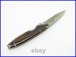 2010 Mcusta Seki Japan Kasumi Rosewood Damascus Gentleman Folding Pocket Knife