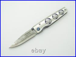 2010 Mcusta Seki Japan MC-91D Sakura VG-10 Damascus San Mai Folding Pocket Knife