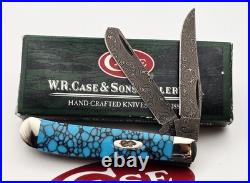 2018 Case XX Michael Prater Custom Mini Trapper with Damascus Blades