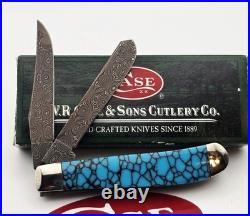 2018 Case XX Michael Prater Custom Mini Trapper with Damascus Blades