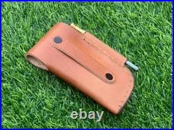 25 Pcs of Handmade Damascus Steel Folding Pocket Knives Black wood Handle knife