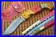 3-6Damascus-Blade-made-Folding-Knife-Engrave-Bolsters-Dyed-Bone-US-CH-136-01-gn