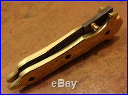 5.0ozair Cutlery Custom Forge Damascus Steel Liner Lock Folding Knife Ms-4901