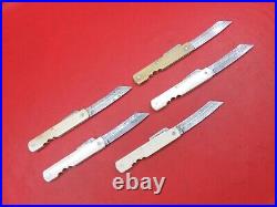 5 Pcs Damascus Steel Japanese Higonokami Style Pocket Folding Knife K380