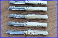5 damascus 100% handmade beautiful tanto knife From The Eagle Collection M0287