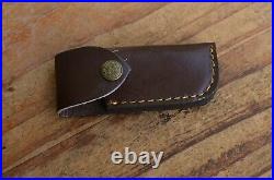 5 damascus custom made folding knife Laguiole Type From The Eagle Collection1028