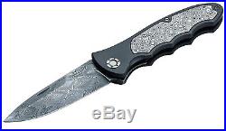 $500 Boker Leopard Damascus III Collection 42 Folding Knife Damascus Steel