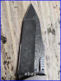 Allen Elishewitz Custom Saboteur Desert Ironwood and Damascus