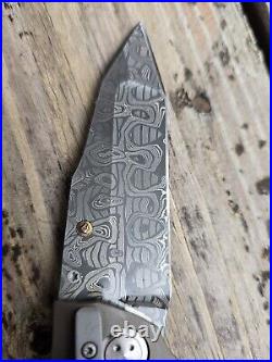 Allen Elishewitz Custom Saboteur Desert Ironwood and Damascus