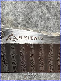 Allen Elishewitz Damascus Linerlock Folder-One Of Five Pocket Knife