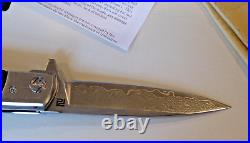 Artisan Cutlery ATZ-1802GD-GL Damacus G10 Handle Pocketknife Knife