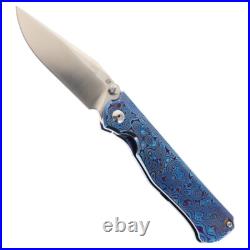 Artisan Cutlery Caruso Folding Knife Titanium Damascus Handle S90V 1869G-TDB