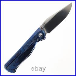 Artisan Cutlery Caruso Folding Knife Titanium Damascus Handle S90V 1869G-TDB