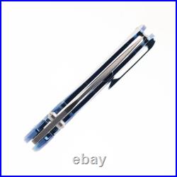 Artisan Cutlery Caruso Folding Knife Titanium Damascus Handle S90V 1869G-TDB