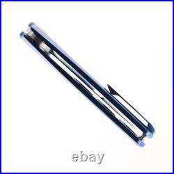 Artisan Cutlery Caruso Folding Knife Titanium Damascus Handle S90V 1869G-TDB