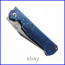 Artisan Cutlery Caruso Folding Knife Titanium Damascus Handle S90V 1869G-TDB