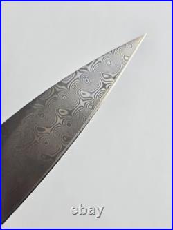 Artisan Cutlery Damascus Folding Knife by Dylan Mallery 1821NLS Mint with box