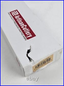 Artisan Cutlery Damascus Folding Knife by Dylan Mallery 1821NLS Mint with box