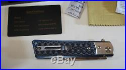 Artisan Cutlery Folding Knife AC 1802GD-BK Damascus Steel Drop Point G10 Handle