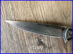 Artisan Cutlery Shark Damascus Folder ATZ-1707GD