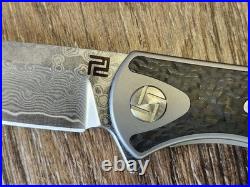 Artisan Cutlery Shark Damascus Folder ATZ-1707GD