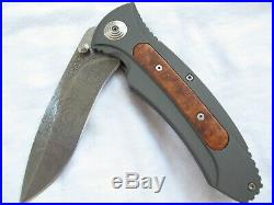 BOKER Eurofighter Folding Knife With 4 Damascus Blade Limited Edition Rare
