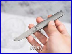 BOKER PLUS Gemma Damast Pocket Knife 2.52 Damascus Blade & Handle 01BO358DAM