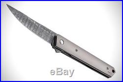 BRAND NEW Boker Plus Kwaiken Damascus 01BO297DAM Folding Knife Titanium Flipper