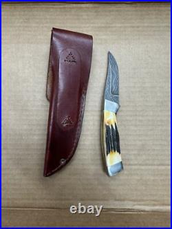 Bear MGC Knife Stag Damascus 6 1/2