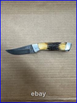 Bear MGC Knife Stag Damascus 6 1/2