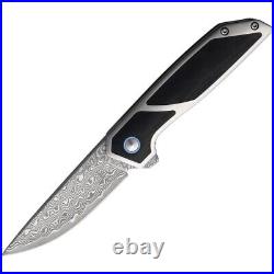 Begg Knives Diamici Folding Knife 3 Vg-10 Damascus Steel Blade Stainless/G10