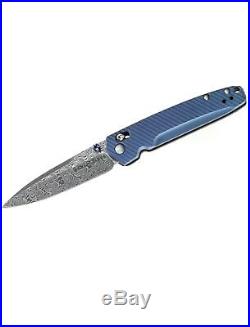 Benchmade 485-171 Valet Gold Class Folding Knife Damascus Blade Ltd Ed Axis #691
