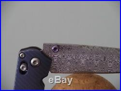 Benchmade 485-171 Valet Gold Class Folding Knife Damascus Blade Ltd Ed Axis #691