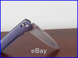 Benchmade 485-171 Valet Gold Class Folding Knife Damascus Blade Ltd Ed Axis #691