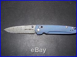 Benchmade 485-171 Valet Gold Class Folding Knife Damascus Titanium Axis #1098