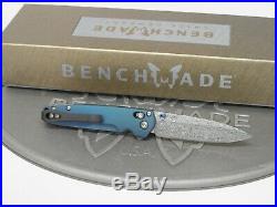 Benchmade 485-171 Valet Gold Class Folding Knife Damascus Titanium Axis #1289