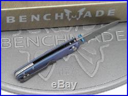 Benchmade 485-171 Valet Gold Class Folding Knife Damascus Titanium Axis #1342