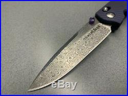 Benchmade 485-171 Valet Gold Class Folding Knife Damascus Titanium Axis #1425
