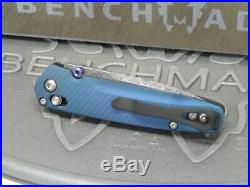 Benchmade 485-171 Valet Gold Class Folding Knife Damascus Titanium Axis #1425