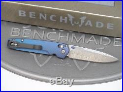 Benchmade 485-171 Valet Gold Class Folding Knife Damascus Titanium Axis #466
